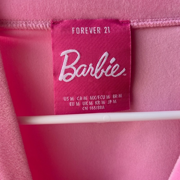 Barbie Pink Cropped Sweatshirt - Picture 3 of 3